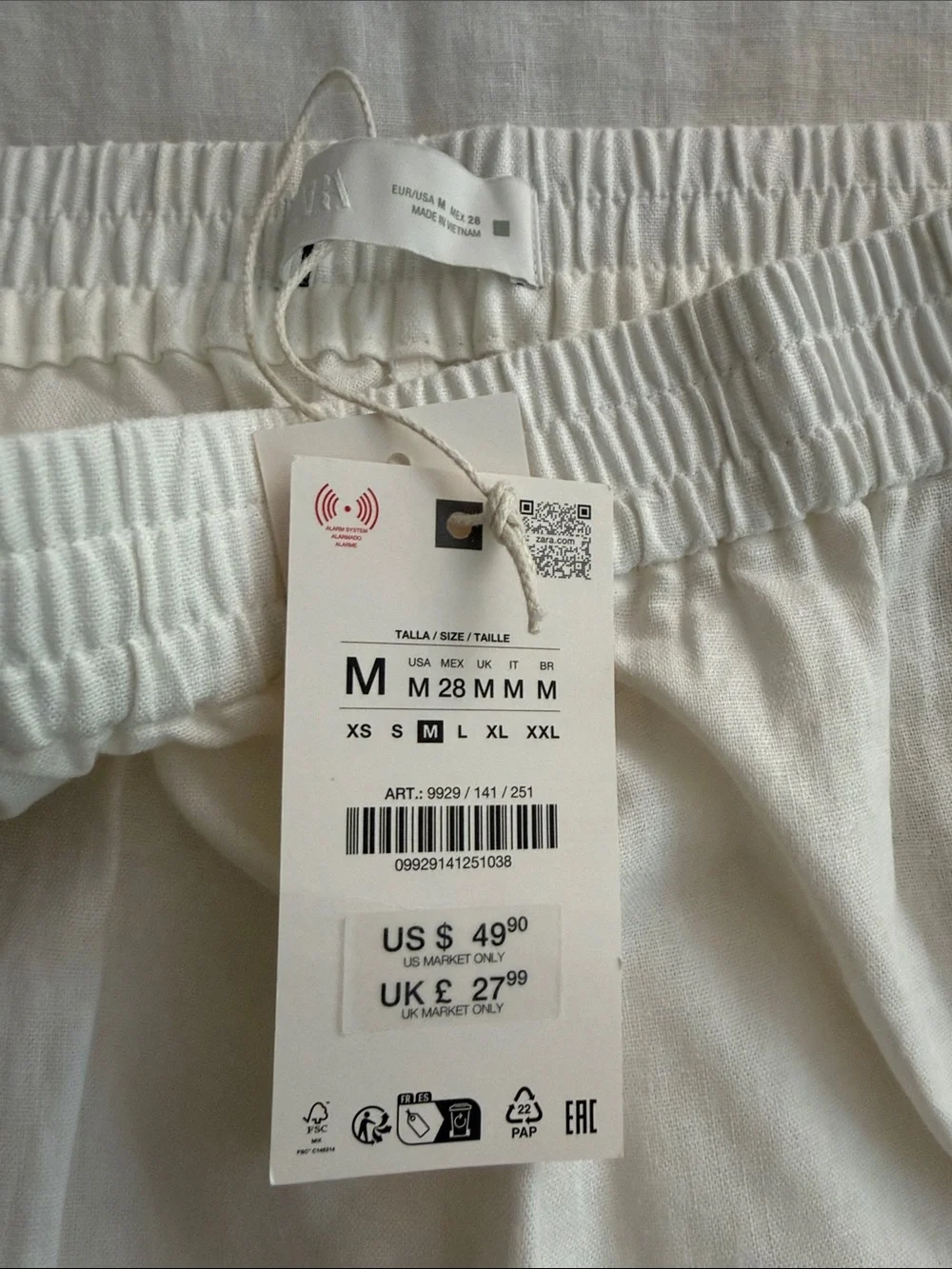 Zara linen pants